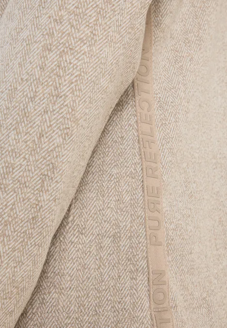Herringbone Blazer creamy white