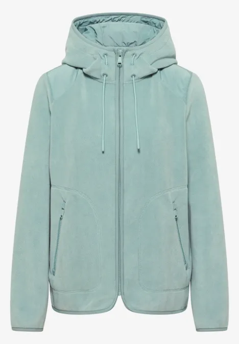 Veste à capuche mint sea green