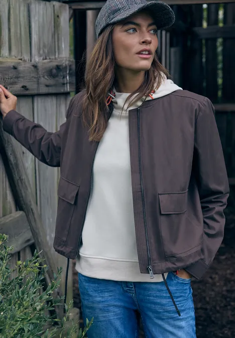 Kort jasje macchiato brown