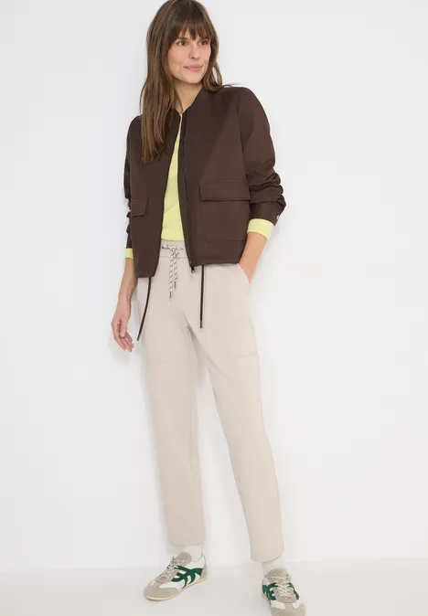 Kort jasje macchiato brown