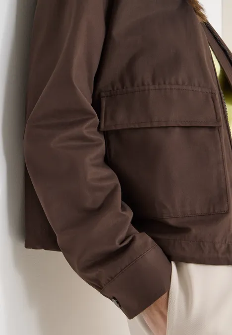 Kort jasje macchiato brown