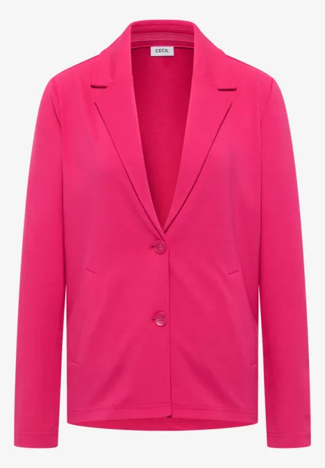 Basis blazer beetroot pink