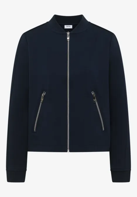 Blouson z lampasami universal blue