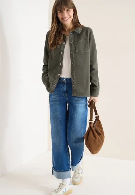 Overshirt grain beige