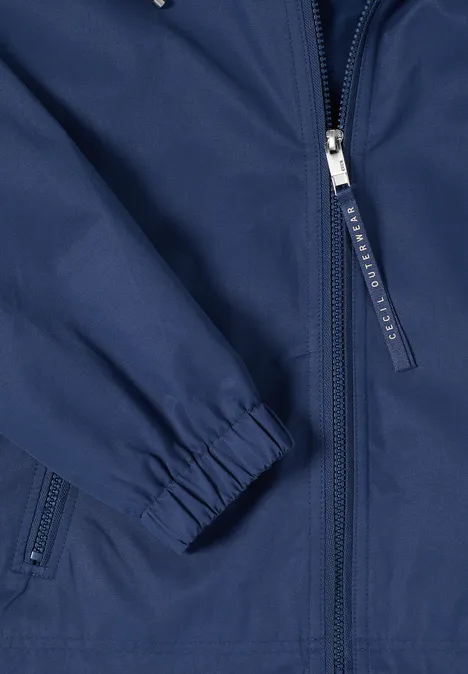 Veste avec capuche sporty denim blue