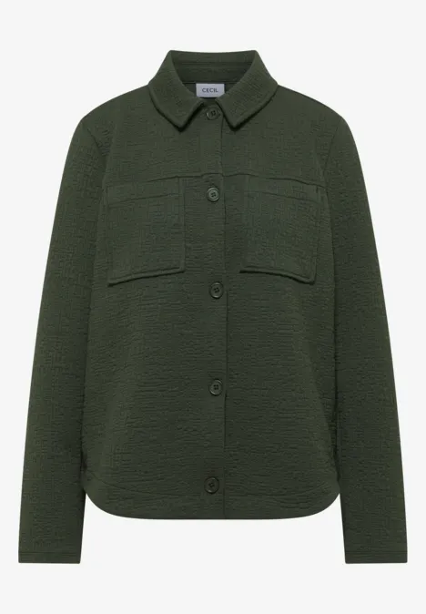 Survêtement avec poches poitrine et structure khaki