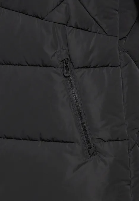 Lange Weste Black