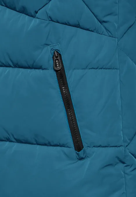 Lange Weste nordic aqua blue