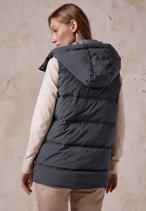 Weste mit Kapuze dark navy blue