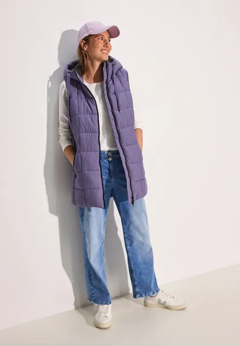 Steppweste stormy violet