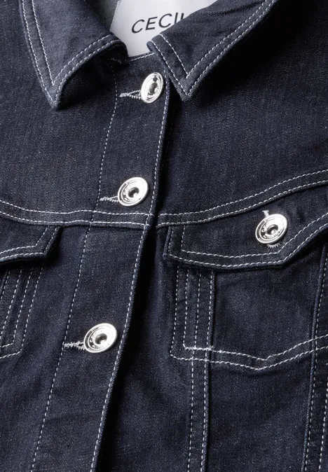 Jeansweste rinsed wash