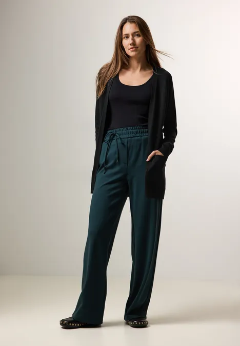 Open vest Black