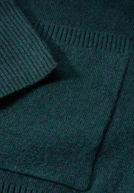 Langer Cardigan fir green melange