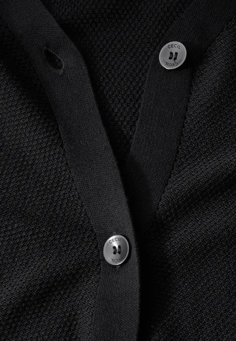 Struktur-Cardigan Black Struktur-Cardigan Black