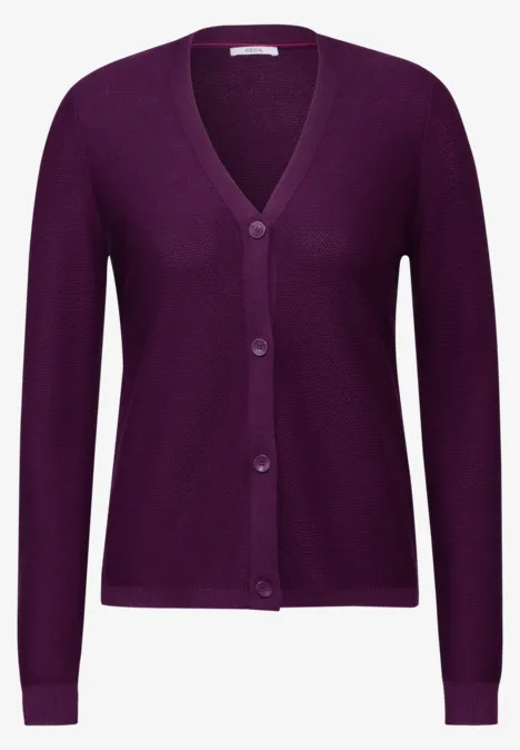Struktur-Cardigan beloved berry