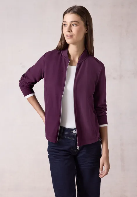 Sweatjacke beloved berry