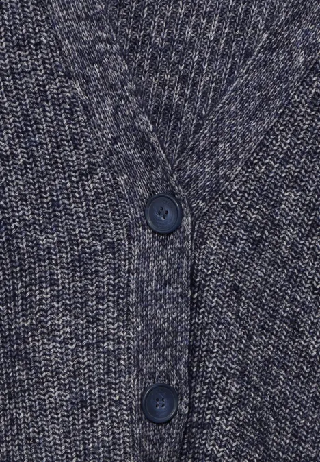 Vest in gemêleerde look universal blue