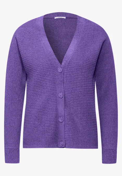 Chenille Dolman Cardigan wild lilac