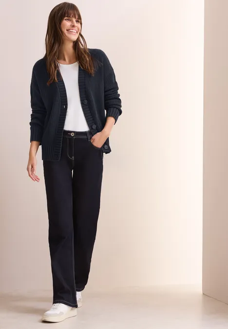 Cardigan mit Struktur universal blue Cardigan mit Struktur universal blue