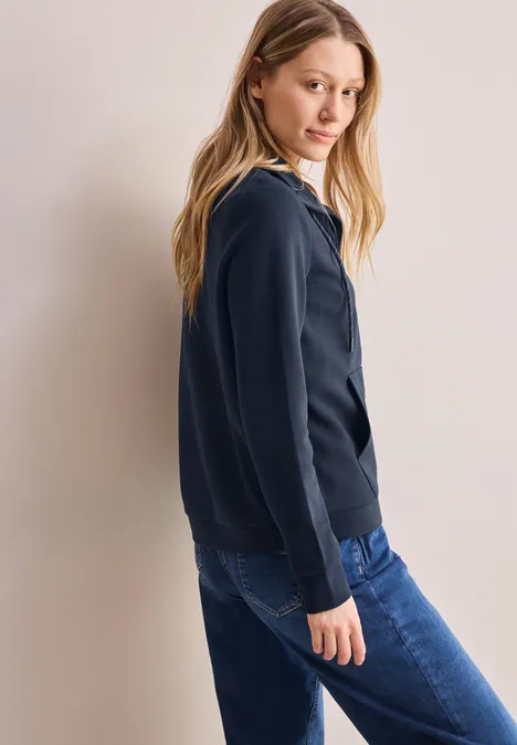 Veste sweat structurée universal blue