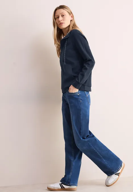 Veste sweat structurée universal blue