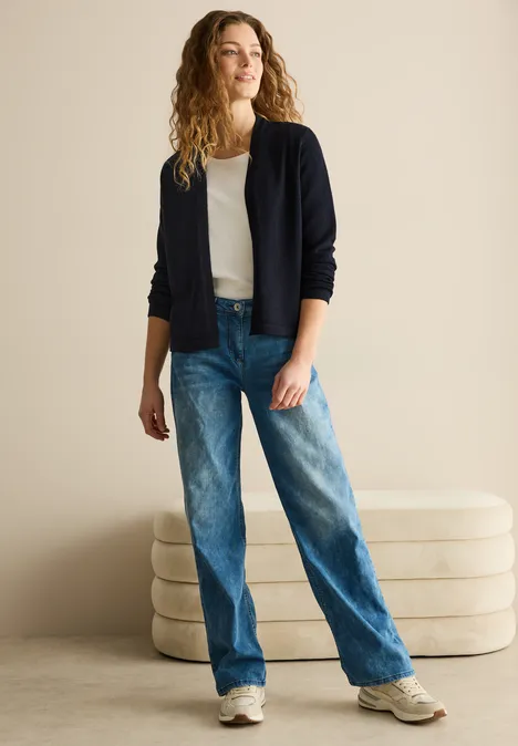 Offener Cardigan universal blue