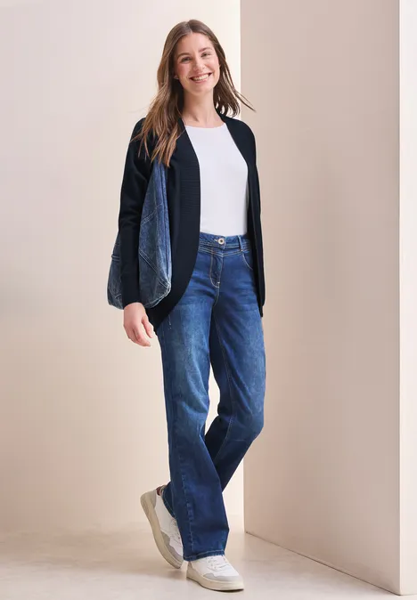 Langer Dolman Cardigan universal blue