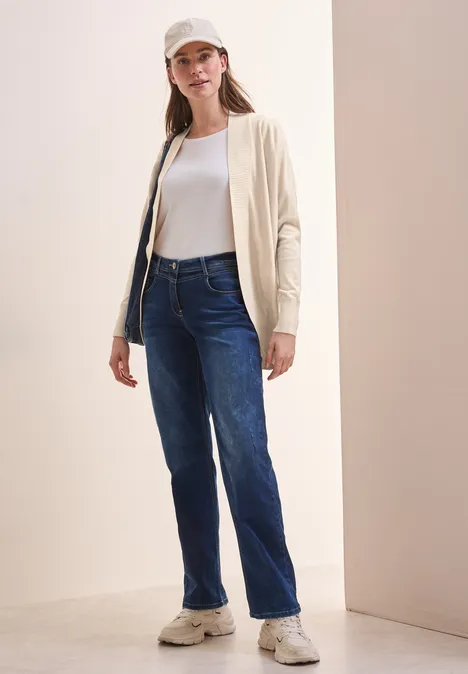 Langer Dolman Cardigan pearl beige mel.