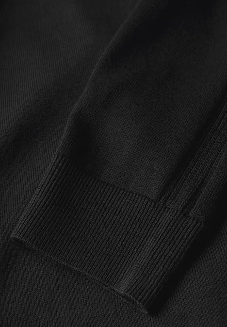 Lang basisvest Black