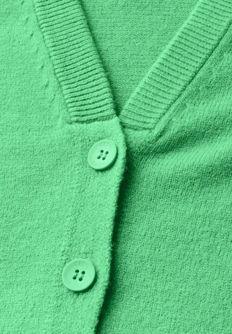 Feinstrick Weste iced neon green