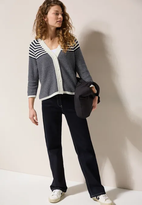 Strukturmix Cardigan universal blue