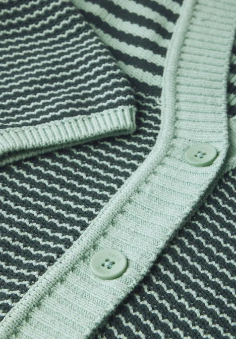 Strukturmix Cardigan slate khaki