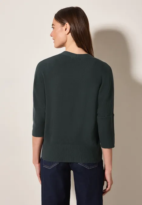 Cardigan mit Struktur slate khaki