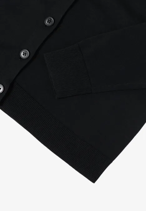 V-Neck Cardigan Black
