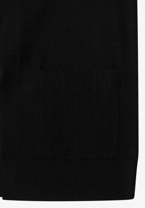 Open Cosy vest Black