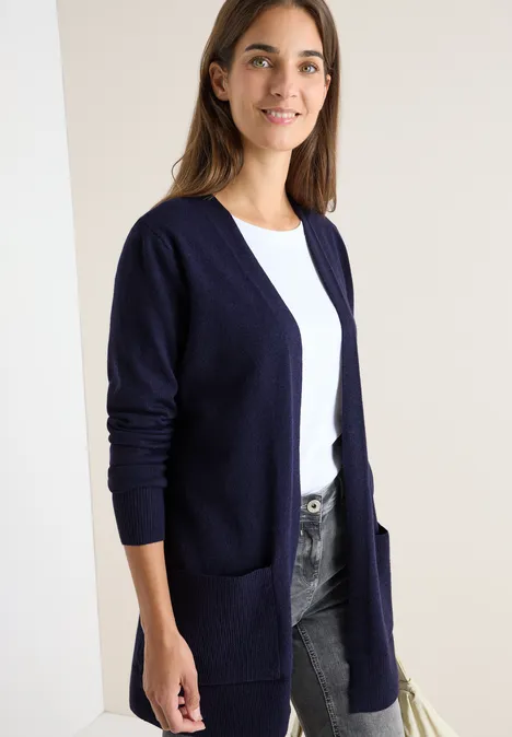 Offener Cosy Cardigan urban dark blue