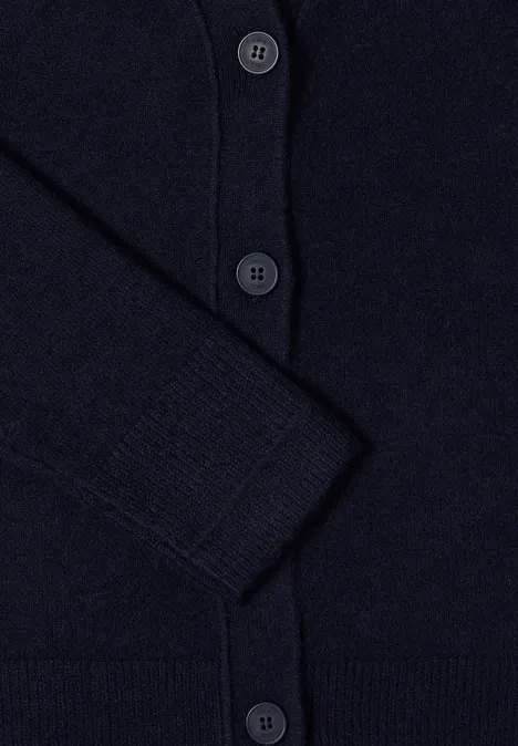 Softer V-Neck Cardigan urban dark blue