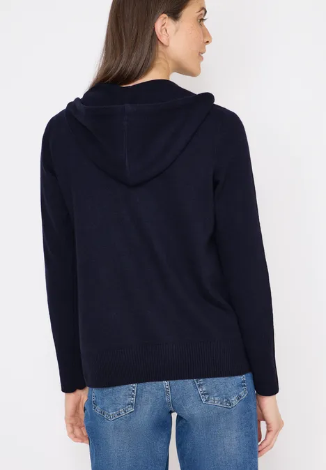Cardigan mit Kapuze urban dark blue