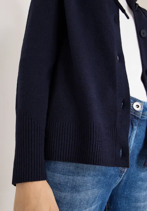 Cardigan mit Kapuze urban dark blue