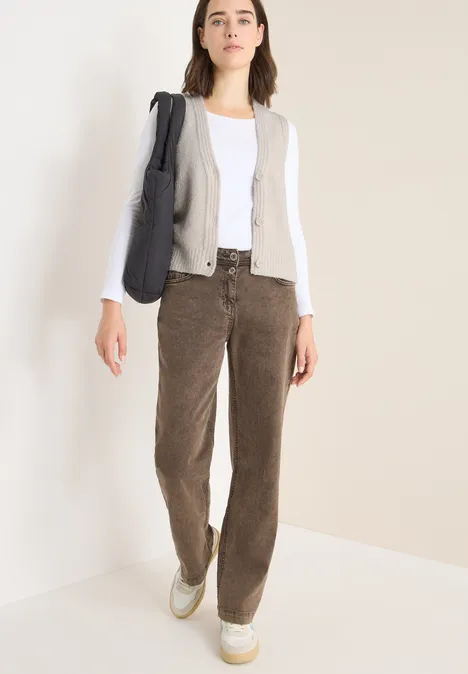 Bouclé Weste light greige Bouclé Weste light greige