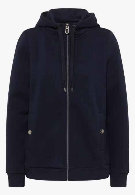 Sweatjack met capuchon urban dark blue