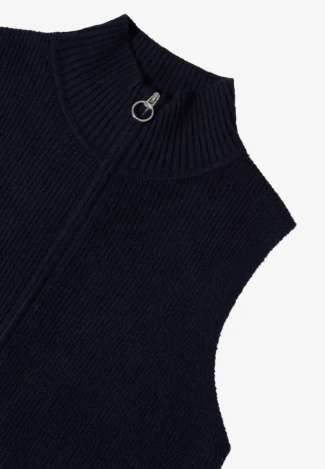 Weste mit Rippstruktur urban dark blue