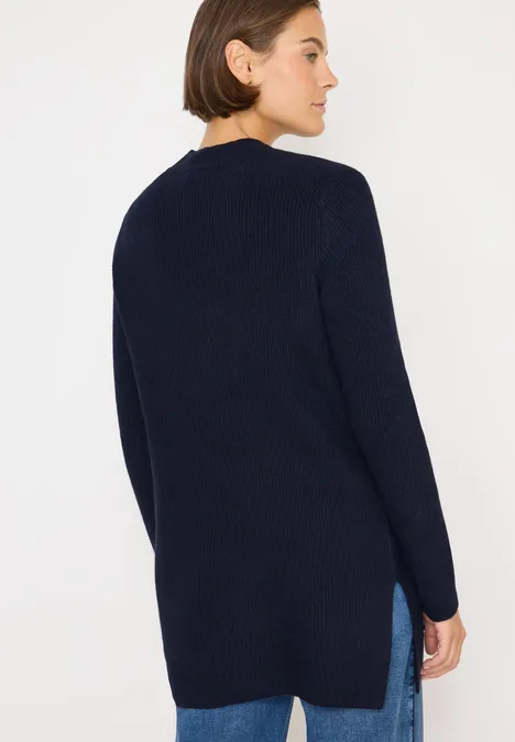 Offener Struktur-Cardigan urban dark blue