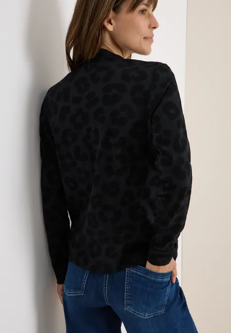 Leo Jacquard Jacke Black