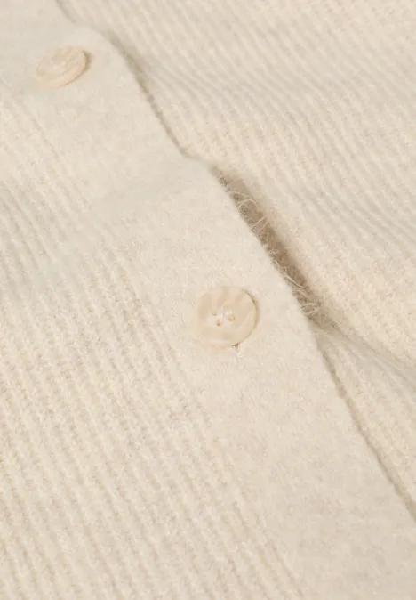 Kort vest egg beige melange Kort vest egg beige melange