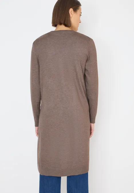 Langer Cardigan chocolate mousse melange