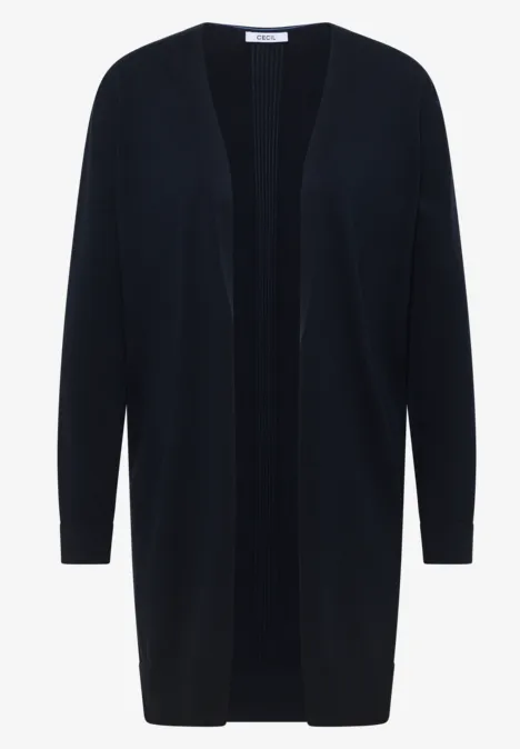 Long cardigan basique universal blue