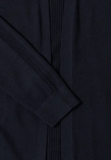 Long cardigan basique universal blue