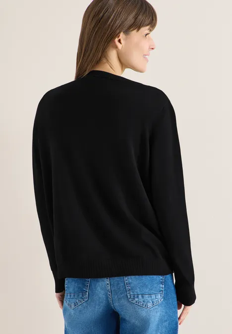 Cardigan de base Black