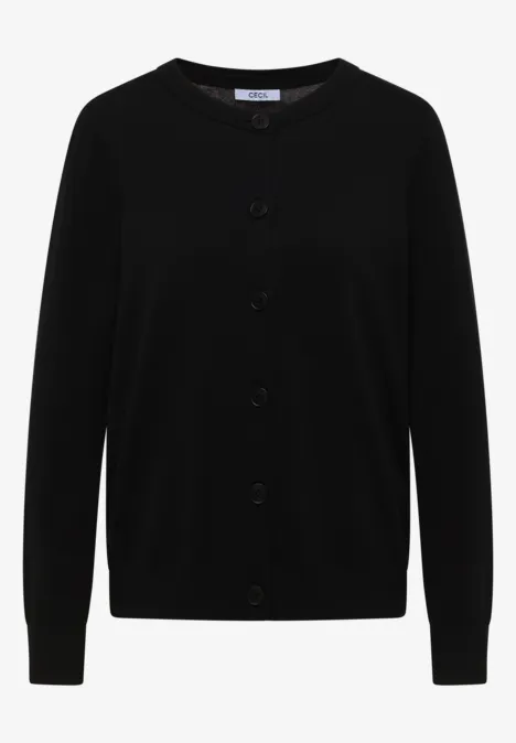 Cardigan de base Black